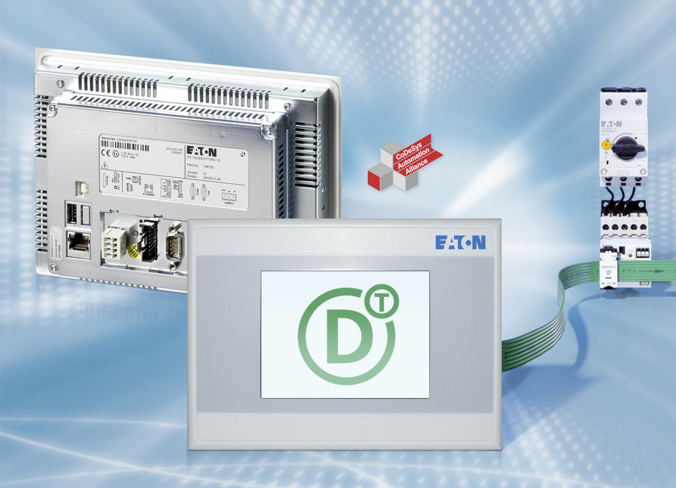 Nowe urządzenia HMI/PLC serii XV152 firmy Eaton ze zintegrowanym masterem SmartWire-DT